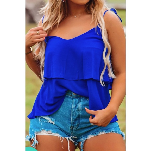 NEW Blue Top - Picture 1 of 4